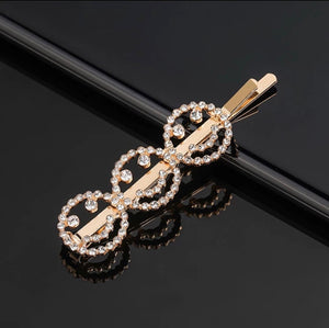 SMILEY FACE Diamante Hair Slide