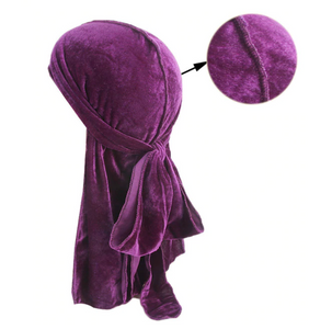 Purple Velvet Deluxe Durag
